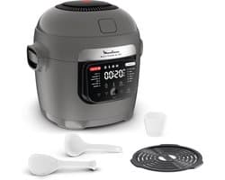 Multikoker en Airfryer: 12 Programma's, 6L Capaciteit, Koken op 2 Niveaus