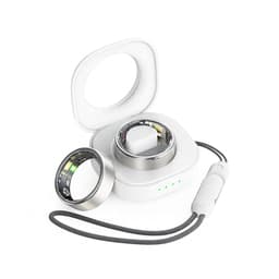 Royal Empire Smart Ring – Slimme Ring voor Heren & Dames – Inclusief Oplaaddoosje – Slaapmonitoring, Hartslag, Bloeddruk & SpO2 – IP68 Waterdicht – Nederlandse App – Zilver – Maat 11 — thumbnail 2
