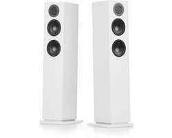 Audio Pro A48 Smart Multiroom Vloerstaande Speakers – 2x130W – BMR Tweeters – Wifi & Bluetooth Streaming – Wit