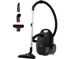RYER - Stofzuiger met Zak - Krachtig 850W - Stil - 12m Actieradius - HEPA - Drie Mondstukken - Vacuum Cleaner - MotionPro Serie