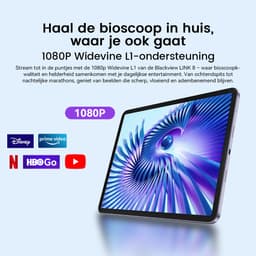Blackview LINK 8 Tablet - Octa Core G100 Tablet - 12.7 Inch - 18 GB RAM + 256 GB ROM - Android 15 Tablet - Met Toetsenbord(QWERTY), Beschermhoes, Muis, Stylus - 8400 mAh - 90 Hz 2K FHD Scherm - Widevine L1 - 5G WiFi - Gezichtsherkenning - Paars — thumbnail 7