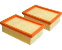 2x Dparts filter geschikt voor Karcher - voor WD4 MV4 - WD5 MV5 - WD6 MV6 series - vlakfilter WD MV 4 5 6 P Premium - stofzuigerfilter - nr. 2.863-005.0