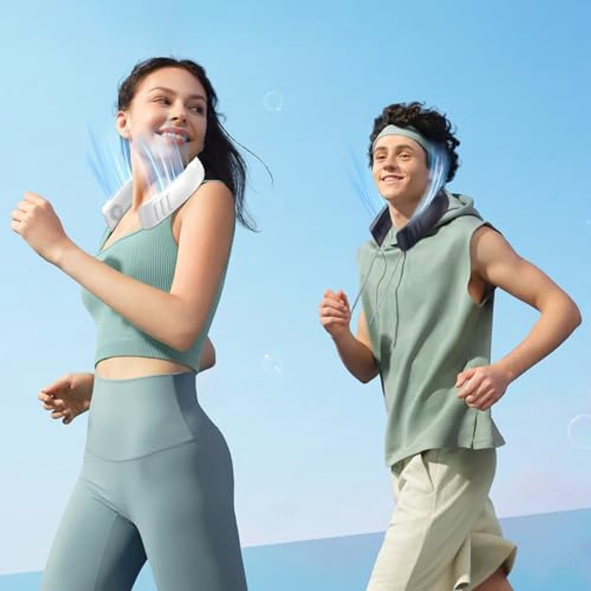 Draagbare Halsventilator met 6000 mAh Oplaadbare Batterij - 18 Uur Koeling, Krachtige 360° Luchtstroom, 3 Snelheden, Ultra-Stille Opvouwbare Ventilator — afbeelding 1