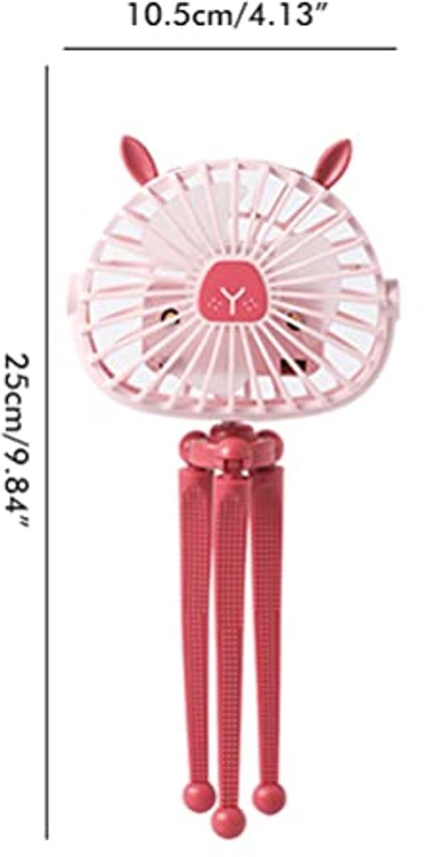 360° Rotating Handheld Fan - Ultra Quiet Clip-on Fan voor Strollers en Personal Gebruik — afbeelding 1