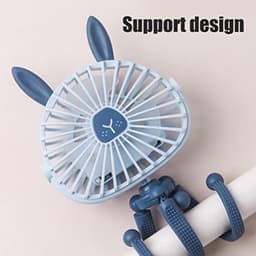 360° Rotating Handheld Fan - Ultra Quiet Clip-on Fan voor Strollers en Personal Gebruik — thumbnail 2