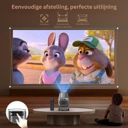 Mini Beamer - Projector met Wifi - Bluetooth — thumbnail 4