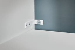 Wasmachine kast met verhoger en bovenkast - Wasmachine kast - Wasmachine ombouw meubel - Wit - Wasmachine ombouw kast - Hoogte 200 cm - Met bovenkast — thumbnail 3