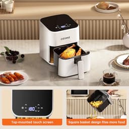 Compacte Digitale He fryer 2,5 L - Perfect voor Snelle en Gezonde Maaltijden — thumbnail 4
