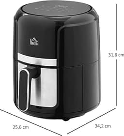 Heißluftfritteuse 4L met 12 Programma's en LED-Touch-Display — thumbnail 2