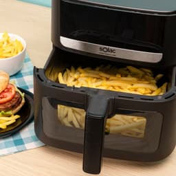 Solac FA1801 Enkel 8 l Vrijstaand 1800 W Heteluchtfriteuse Zwart — thumbnail 7