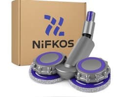 Nifkos Mop Geschikt voor Dyson V7 V8 V10 V11 V15 - Incl 6 Dweil Pads - Dweil - Dweilsysteem - Opzetstuk Dweilapparaat