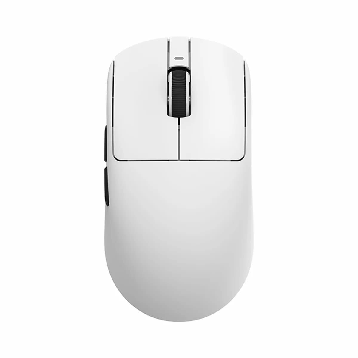 VXE R1 PRO Max - Draadloze Gaming-Muis - 48g - PAW3395 Sensor - Ultralicht - 4000 Hz Polling Rate - Oplaadbare 500 mAh Batterij - Kailh Sword Switches - Ice-Feel Coating - Wit — afbeelding 1