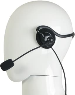 PC-Office-headset NHS-P100' met nekband, stereo, zwart — thumbnail 14