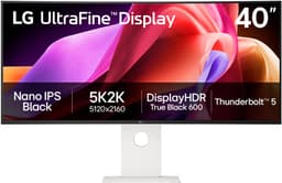LG 40U990A-W - 5K2K Nano IPS Black Monitor - ThunderBolt 5 - 96W - USB-C - RJ-45 - 40 inch — thumbnail 1
