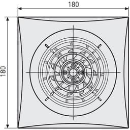 Soler & Palau Silent-200 Badkamer-/Toiletventilator met Timer + Vochtsensor - 230V AC - 16W - 180 m³/h - 33dB - IP45 - SILENT-200CHZ — thumbnail 3