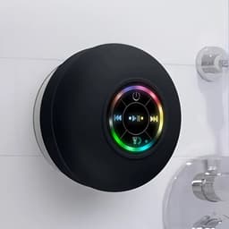 Crrynuo - Bluetooth Speaker - Draadloze Speaker - 8.5*8.5Cm - 1 Stuk - USB Opladen - Zwart — thumbnail 1