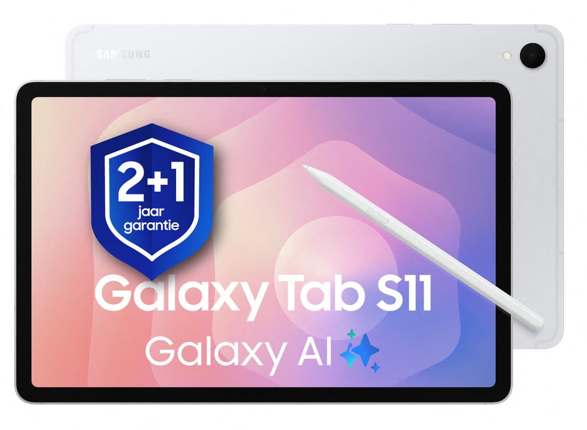 Samsung Galaxy Tab S11 - 256GB - Silver + 1 jaar extra garantie — afbeelding 1