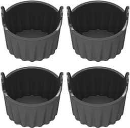 4 stuks luchtkoker silicone bakkerij multifunctionele gemakkelijk te reinigen bakken dessert luchtkoker kleine bakkerij bakken muffins bakken gereedschap - grijs — thumbnail 1