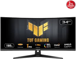 ASUS TUF Gaming VG34VQ3B - WQHD Ultrawide Gaming Monitor - 180Hz - FreeSync Premium - USB Hub - 34 Inch — thumbnail 10