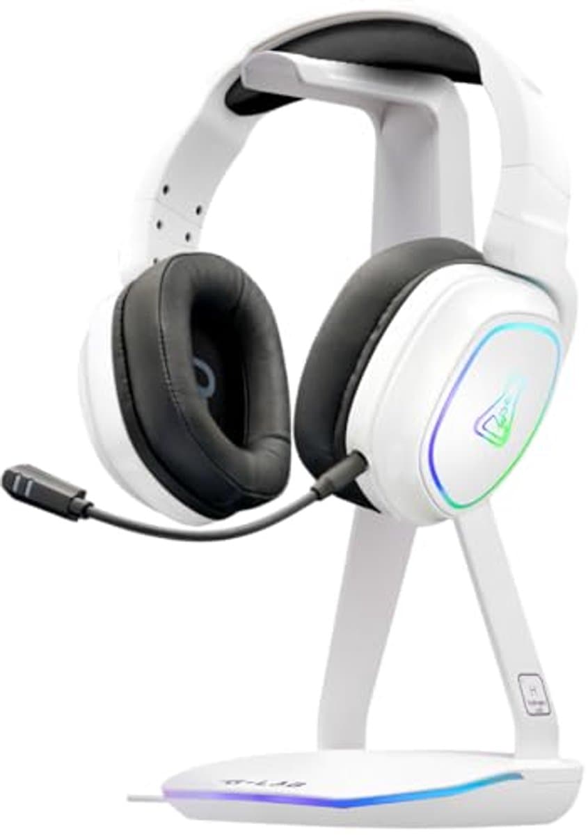 Gaming Headset Stand met RGB Verlichting - Universele Hoofdtelefoonhouder voor PC, PS5, PS4 en Xbox — afbeelding 1