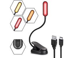 DailySupplies® Leeslampje Volwassenen - Bureaulamp - Tafellamp - Zwart