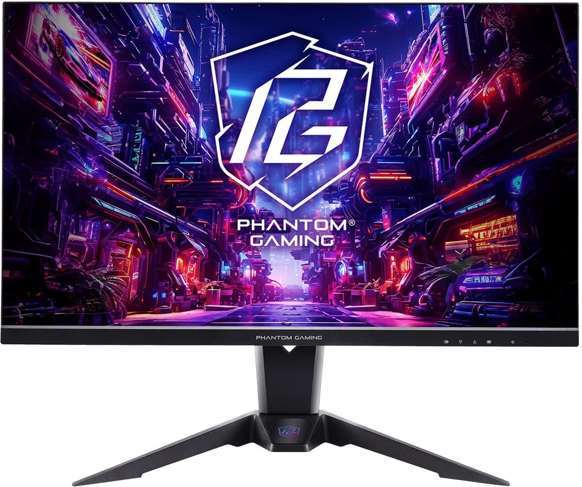 ASRock PG27QFT2A - Gaming Monitor - 27'' IPS - 2560 x 1440 QHD - 180 Hz - 1 ms - 400 cd/m² - 1000:1 - zwart — afbeelding 1