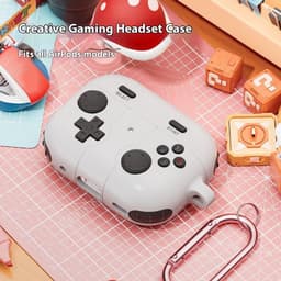 Telestore - hoesje geschikt voor AirPods 3 Pro soft case cover - zwart Game Console - TPU hoesje Beschermhoes - AirPods 3 Pro Cover - AirPods 3 Pro hoesje - Geschikt voor Apple Airpods 3 Pro - gel hoesje — thumbnail 2