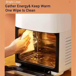 Grote Capaciteit Airfryer met LED Touchscreen - Gezond Bakken, Braden en Frituren - 15L — thumbnail 2