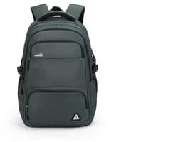 TK-S Rugzak, Groenblauw en Ruim, 37 Liter, 17,3 inch laptop, drankflesvak. (51x35x21cm)