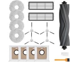 BukkitBow - Accessoireset Geschikt voor Dreame L10s Ultra, L10 Ultra, L10s Pro, L10s Pro Gen 2, L10 Prime, L10 Pro & Xiaomi X10+, X20+ - Met HEPA Filters, Roller, Zijborstels, Mopdoeken & Stofzakken - Vervangingsonderdelen - 17-Delige Set