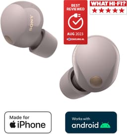 Sony WF-1000XM5 - Volledig draadloze oordopjes met Noise Cancelling (Smoky Pink/Roze) — thumbnail 2