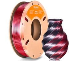 Dual Silk PLA 3D Printer Filament 1.75mm - Bicolor 250g
