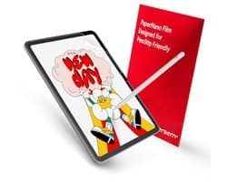 Papieren Beschermfolie voor iPad - Matte PET-folie voor Tekenen en Bescherming tegen Verblinding (11,9 inch, 2022/2025)