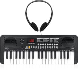 Aengus Keyboard Piano Keyboard Kind met 37 toetsen - Aanslaggevoelige Toetsen - USB-C MIDI - inclusief Stereo Koptelefoon — thumbnail 1