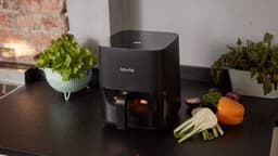 LOVIO PureFry Airfryer – 5L Heteluchtfriteuse – Stoomfunctie – Touchscreen – 1450W – Zwart — thumbnail 7
