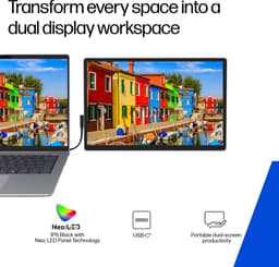 HP Series 5 Pro Serie 5 Pro 14 inch draagbare WQXGA-monitor - 514pn — thumbnail 5