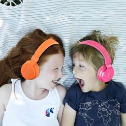 iPad Koptelefoon Kinderen - Hoofdtelefoon Kids Verstelbaar - On-Ear Volumebegrenzing - Roze — thumbnail 5