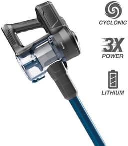 2-in-1 draadloze steelstofzuiger - H.KoeNIG - UP610 - PowerClean - 150 W - 0,8 L - Blauw — thumbnail 2