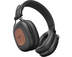 House of Marley Positive Vibration Rebel ANC OverEar Koptelefoon – Bluetooth Hoofdtelefoon - 130 uur Afspeeltijd – Bluetooth 5.4 – Comfortabel Design – Ecofriendly materialen – 40 MM Drivers - Zwart