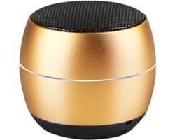 Crrynuo - Bluetooth Speaker - Draadloze Speaker - Draagbare Bluetooth Speaker - 1 Stuk - TWS Stereo - Goud