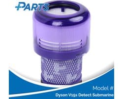 Dyson V15s Detect Submarine Filter (Plus.Parts® alternatief voor 970013-02)
