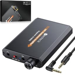Hoofdtelefoonversterker 3,5 mm Draagbare Hifi Versterker met Versterkingsschakelaar — thumbnail 1