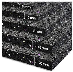 Anti-vibratie wasmachinemat - Geluiddempende rubberen mat 10mm - 60 x 60 cm — thumbnail 1
