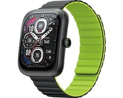 oraimo Watch Nova N – Slimme horloge met AMOLED 2,04” scherm, 11 dagen batterij, Bluetooth-bellen, 100+ sportmodi en 2 verwisselbare banden