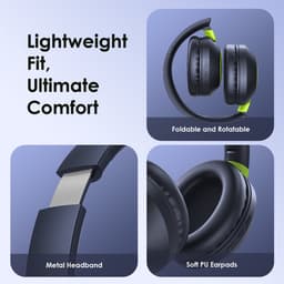 oraimo BoomPop 2S – Draadloze hoofdtelefoon met gebarenbediening, 50 uur speeltijd, HavyBass™, ENC en lage latentie — thumbnail 3