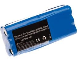 Puck (M610), Fusion (M611) en Tracker (M613) Ni-MH 2000mAh/14.4V Plus.Parts Accu voor Dirt Devil