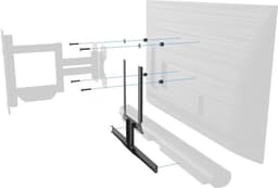 Cavus - CFSARCB VESA Frame geschikt voor Sonos Arc (Ultra) Soundbar Zwart - Monteer de Arc (Ultra) aan een tv muurbeugel — thumbnail 2