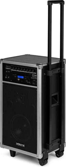 Vonyx ST100 MK2 Mobiele geluidsinstallatie 8 inch BT/CD/MP3/UHF — thumbnail 2