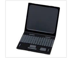 Stafil Miniatuur Openstaande Laptop 1 st. 2,5x4cm