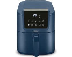 Bourgini Slimfit Airfryer XL Blauw - Heteluchtfriteuse - 5 liter - 1500W - PFAS vrij